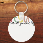 イエス、レトロ、ヴィンテージ キーホルダー (正面)