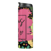 イエス:信頼、信仰、フローラ献身 タンブラー (回転右)