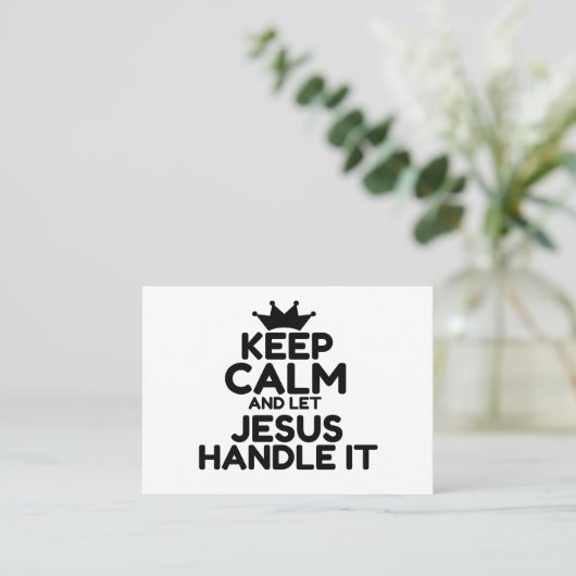 イエス 名刺 (スタンド正面)