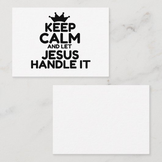 イエス 名刺 (正面/裏面)