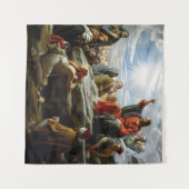 イエス、山の説教、 タペストリー (正面(横))