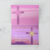 イエス – 彼は復活した – イースターパープル シーズンカード (内部)