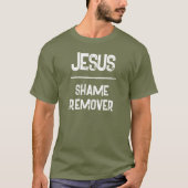 イエス・恥取り除くQRコード希望の聖書 Tシャツ (正面)