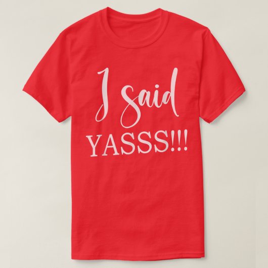 イエス！新しい花嫁のバチェローパーティー ウェディング   Tシャツ (デザイン正面)