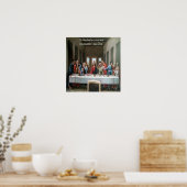 イエス@最後の晩餐お互いを愛し合う別の引用文ポスター ポスター (キッチン)