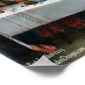 イエス@最後の晩餐お互いを愛し合う別の引用文ポスター ポスター (角)