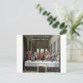 イエス@最後の晩餐"愛し合う"引用文 ポストカード (スタンド正面)