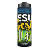 イエス：最高の贈り物は今まで白熱［赤熱］光を放つ タンブラー (正面)