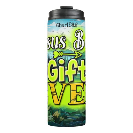 イエス:最高の贈り物は永遠 タンブラー (正面)