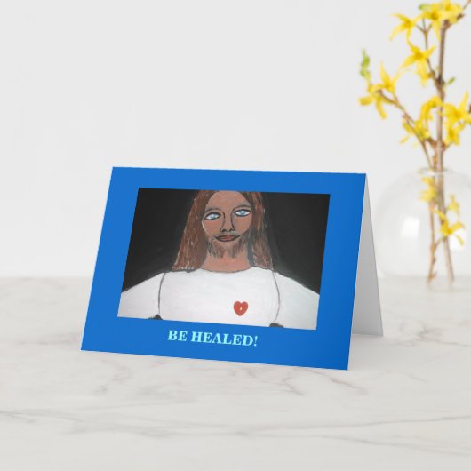 イエス： 治る カード (黄色い花)