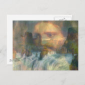 イエス、滝、レインボー ポストカード (正面/裏面)