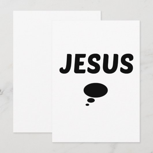 イエス  画像付き 招待状 (正面/裏面)