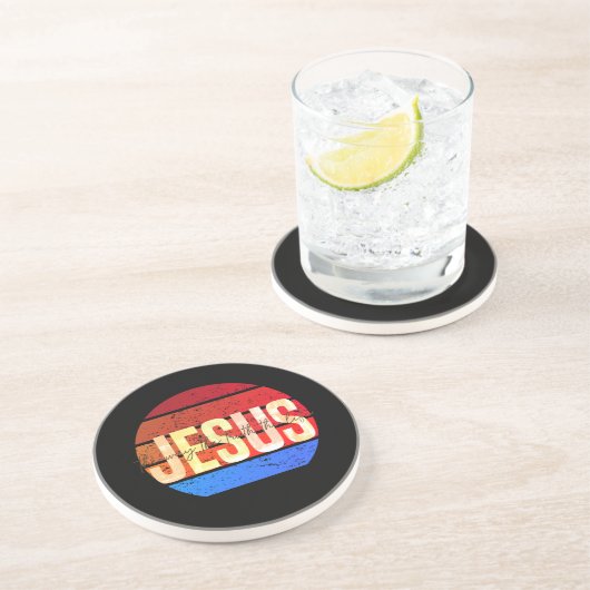 イエス、真実と人生の夕日の道 コースター (側面)