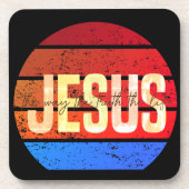 イエス、真実と人生の夕日の道 コースター (正面)