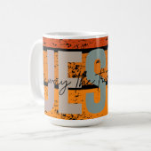 イエス、真実と人生の夕日の道 コーヒーマグカップ (正面左)