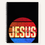 イエス、真実と人生の夕日の道 ノートブック (正面)