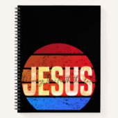 イエス、真実と人生の夕日の道 ノートブック (正面)