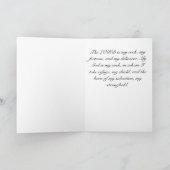 イエス、私の古い岩の主は私の岩である カード (内部)