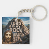 イエス、私の古い岩の主は私の岩である キーホルダー (裏面)
