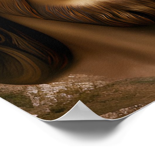 イエス、私の古い岩の主は私の岩である ポスター (角)