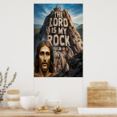 イエス、私の古い岩の主は私の岩である ポスター (キッチン)