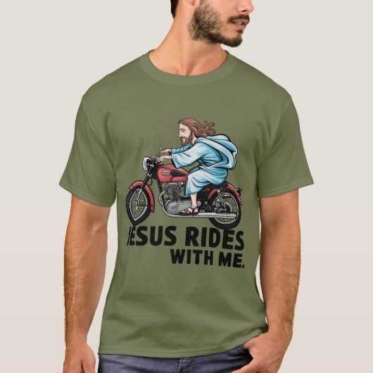 イエス、私のTシャツと一緒に乗る Tシャツ (正面)