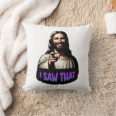イエス – 「私はそれを見た」装飾用クッション クッション (ブランケット)