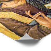 イエス「私は決してそう言わなかった」新約聖書の親愛 ポスター (角)