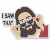 イエス、私は見た シール (正面)