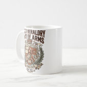 イエス 紋章 コート・オブ・アームズ イエス 紋章 紋章 クリスチャン コーヒーマグカップ (正面左)