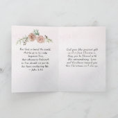 イエス、素晴らしギフト無し、愛素晴らし無し、クリスマス シーズンカード (内部)