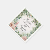 イエス、素晴らしギフト無し、愛素晴らし無し、クリスマス スタンダードカクテルナプキン (角)