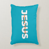 イエス。罪人の友人。 アクセントクッション (正面(垂直))