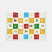 イエス、聖徒、天使 フリースブランケット (正面(横))