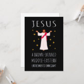 イエス・茶色の肌・不法滞在の移民Ⅰ カード (正面/裏面インサイチュ)