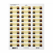 イエス&賛美ヴァージンマリー差出人住所ラベル ラベル (フルシート)