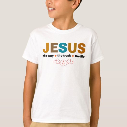 イエス。道、真実、人生。 Tシャツ (正面)