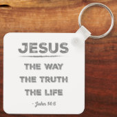 イエス:道、真理、命 キーホルダー (裏面)