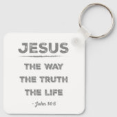 イエス:道、真理、命 キーホルダー (裏面)