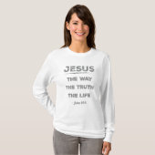 イエス:道、真理、命 Tシャツ (正面フル)