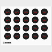 イエス ASL アメリカ手話 キリスト教 聾者 Aw ラウンドシール (シート)