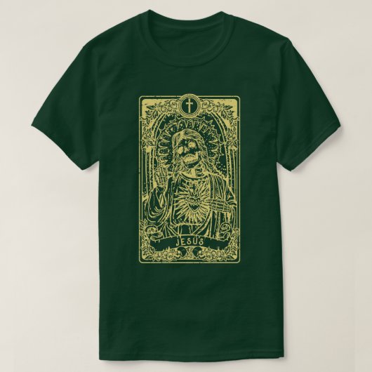 イエスIタロットI占い師 Tシャツ (デザイン正面)