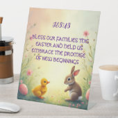 イエズイースター祈りの言葉 台座サイン (インサイチュ)