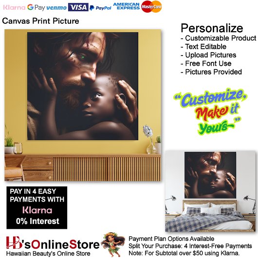 イエズクラッドリング子キャンバスプリント写真24 Ver 2 キャンバスプリント