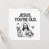 イエズスあなたは老ジョキングLoveヤ カード (正面/裏面インサイチュ)
