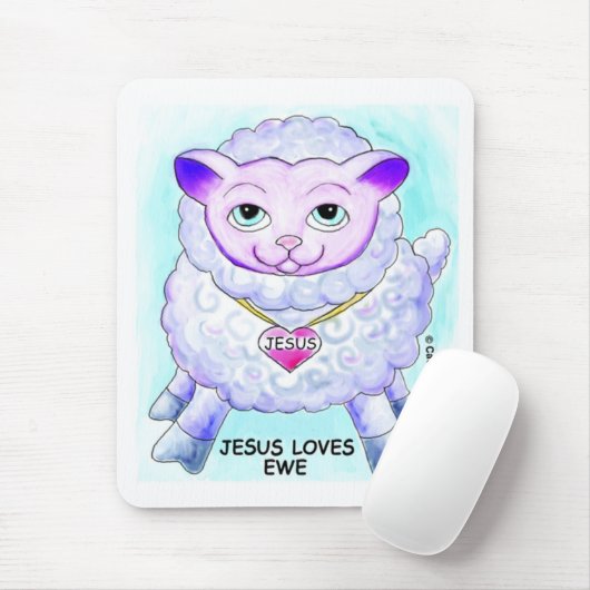 イエズスがあなたを愛する名前をカスタムするマウスパッド マウスパッド (マウス)