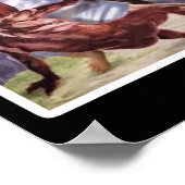 イエズスがサタンバスケットボールを横断 ポスター (角)