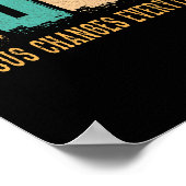 イエズスが全てを変えるヴィンテージ ポスター (角)