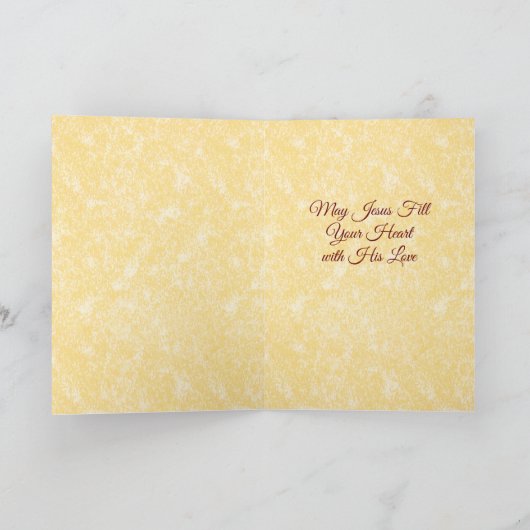 イエズスが聖餐式を制定(SAU45;EMHC) カード (内部)