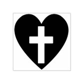 イエズスのアートスタンプハート ラバースタンプ (インプリント)
